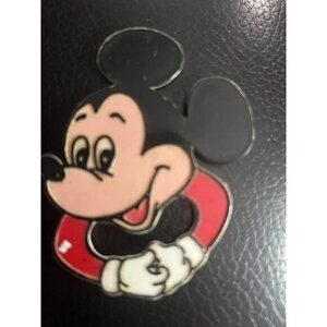 VTG Disney Productions Mickey Mouse Plastic Toy Bike Spoke Wheel Slide Hong Kong